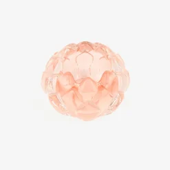 Portavelas de cristal rojo Flor Ø8x5,5cm^Casa Viva Discount