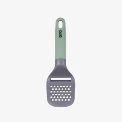 Rallador de queso de acero inoxidable y plástico verde y gris Nira 23cm^Casa Viva Clearance