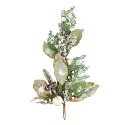 Rama de pino con bolas plateadas 72cm^Casa Viva