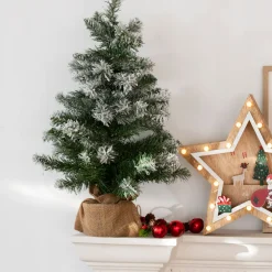 Árbol decorativo de Navidad nevado 60cm^Casa Viva New