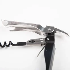 Sacacorchos doble apoyo negro^Casa Viva Outlet