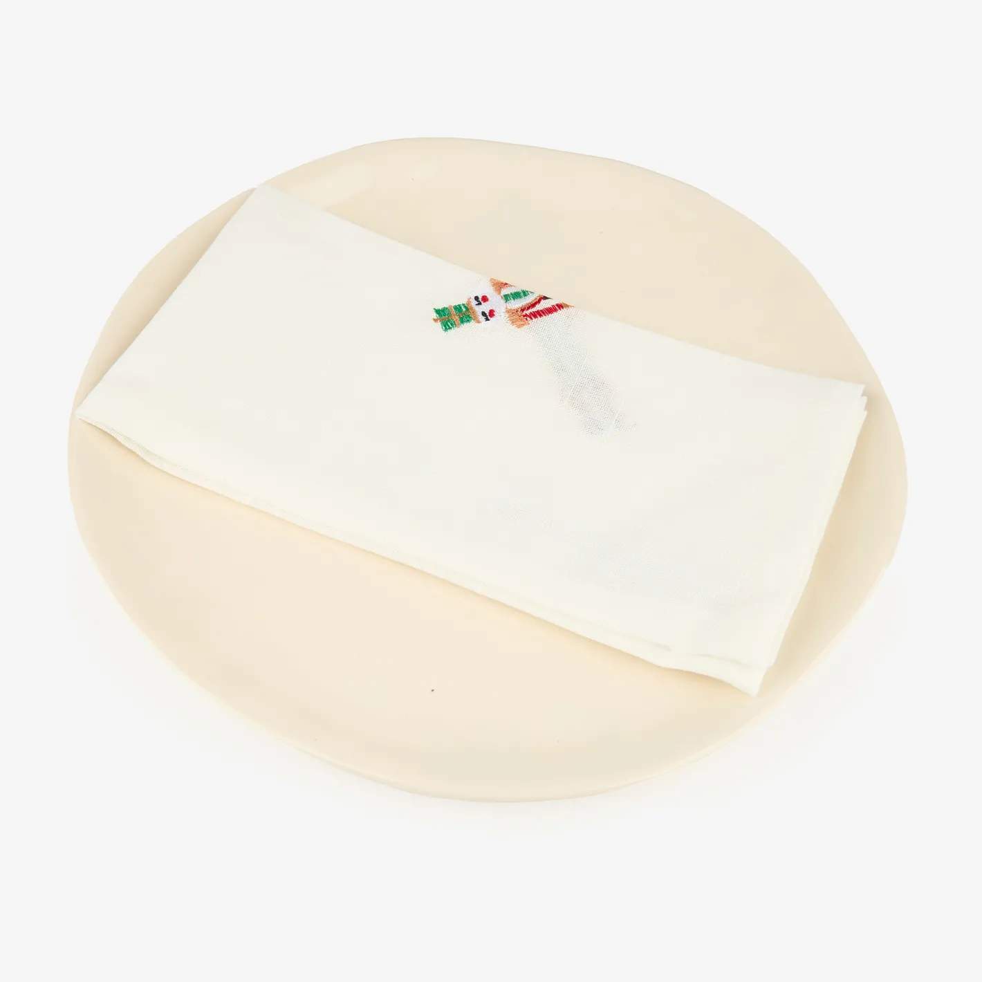 Servilleta blanca bordado Cascanueces 45x45cm^Casa Viva Sale