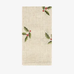 Servilleta de lino beige Acebo 45x45^Casa Viva Sale