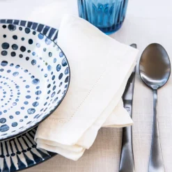 Servilleta de tela básica color blanco 45x45cm^Casa Viva Outlet