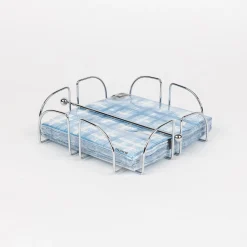 Servilletero de metal 19x19x6cm^Casa Viva