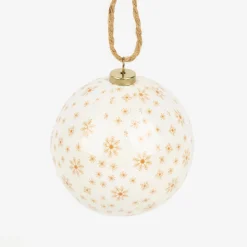 Set de 6 bolas decorativas blancas y rojas Ø7,5cm^Casa Viva Sale