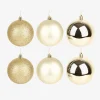 Set de 6 bolas decorativas doradas Ø8cm^Casa Viva Sale