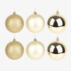 Set de 6 bolas decorativas doradas Ø8cm^Casa Viva Sale