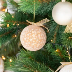 Set de 6 bolas decorativas doradas Ø7,5cm^Casa Viva Sale