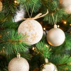 Set de 6 bolas decorativas doradas Ø7,5cm^Casa Viva Sale