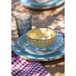 Set de 4 boles de porcelana en varios colores Okinawa Ø13cm^Casa Viva Discount