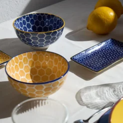 Set de 4 boles de porcelana en varios colores Okinawa Ø13cm^Casa Viva Discount