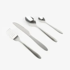 Set de 4 cubiertos de acero con estuche de neopreno^Casa Viva Best