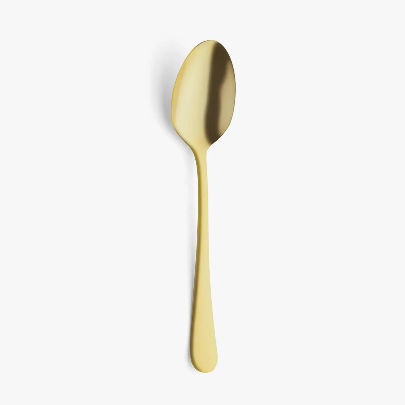 Set de 12 cucharas de postre de acero inoxidable dorado 19cm Zafra^Casa Viva Outlet