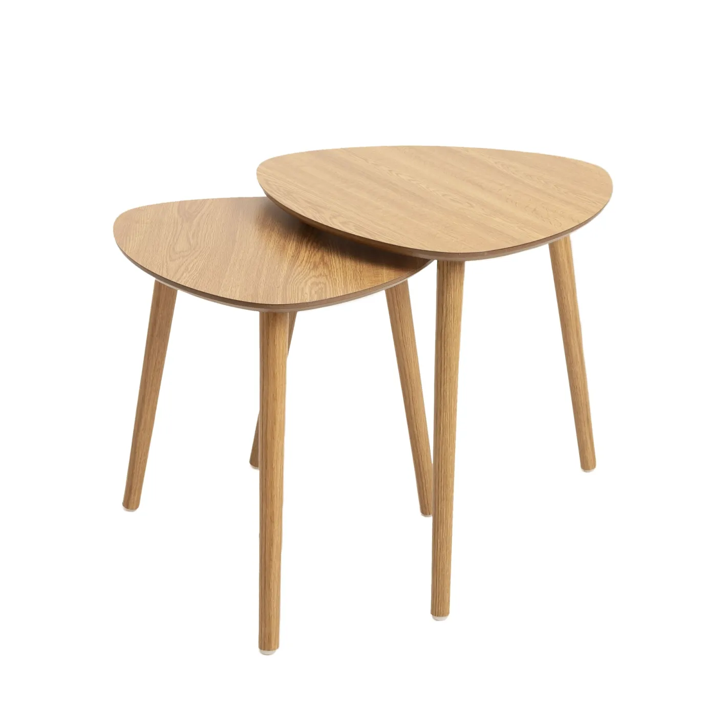 Set de 2 mesas auxiliares de madera Sevilla 44,5cm^Casa Viva Hot