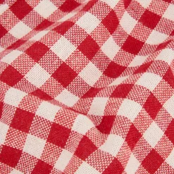 Set de 2 servilletas de algodón rojo Vichy 43x43cm^Casa Viva Hot