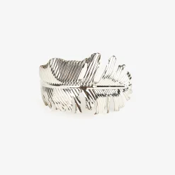 Set de 4 servilleteros de metal plateados^Casa Viva Discount