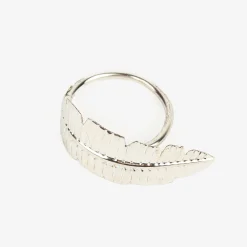 Set de 4 servilleteros de metal plateados^Casa Viva Discount