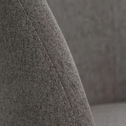 Set de 2 sillas de comedor de metal con tela gris Caleb 50x54x78cm^Casa Viva Sale