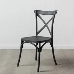 Set de 4 sillas de comedor gris oscuro Cassie 48x43x91cm^Casa Viva Online