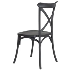 Set de 4 sillas de comedor gris oscuro Cassie 48x43x91cm^Casa Viva Online