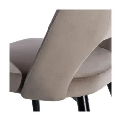 Set de 2 sillas de comedor velvet gris Mayah 56x49x83cm^Casa Viva Hot