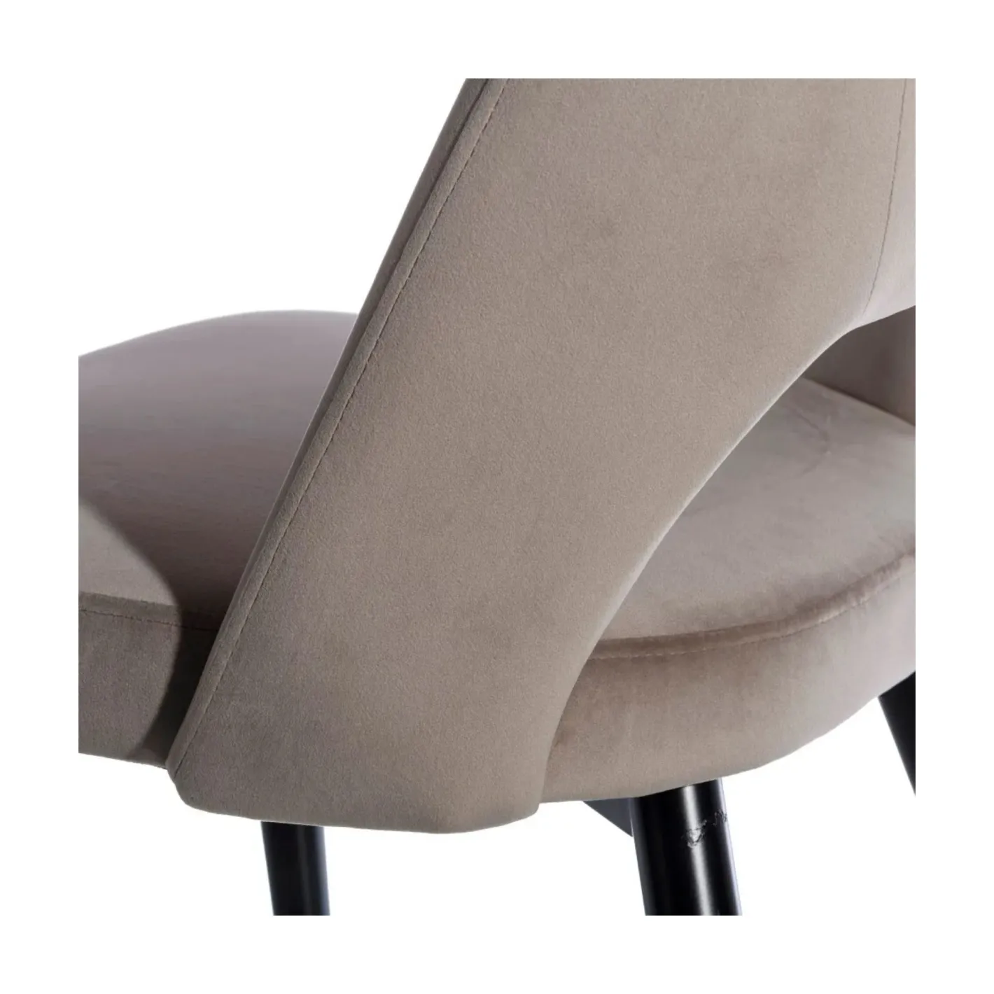 Set de 2 sillas de comedor velvet gris Mayah 56x49x83cm^Casa Viva Hot