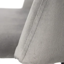 Set de 2 taburetes altos de metal gris Caleb 40x48x102cm^Casa Viva Best