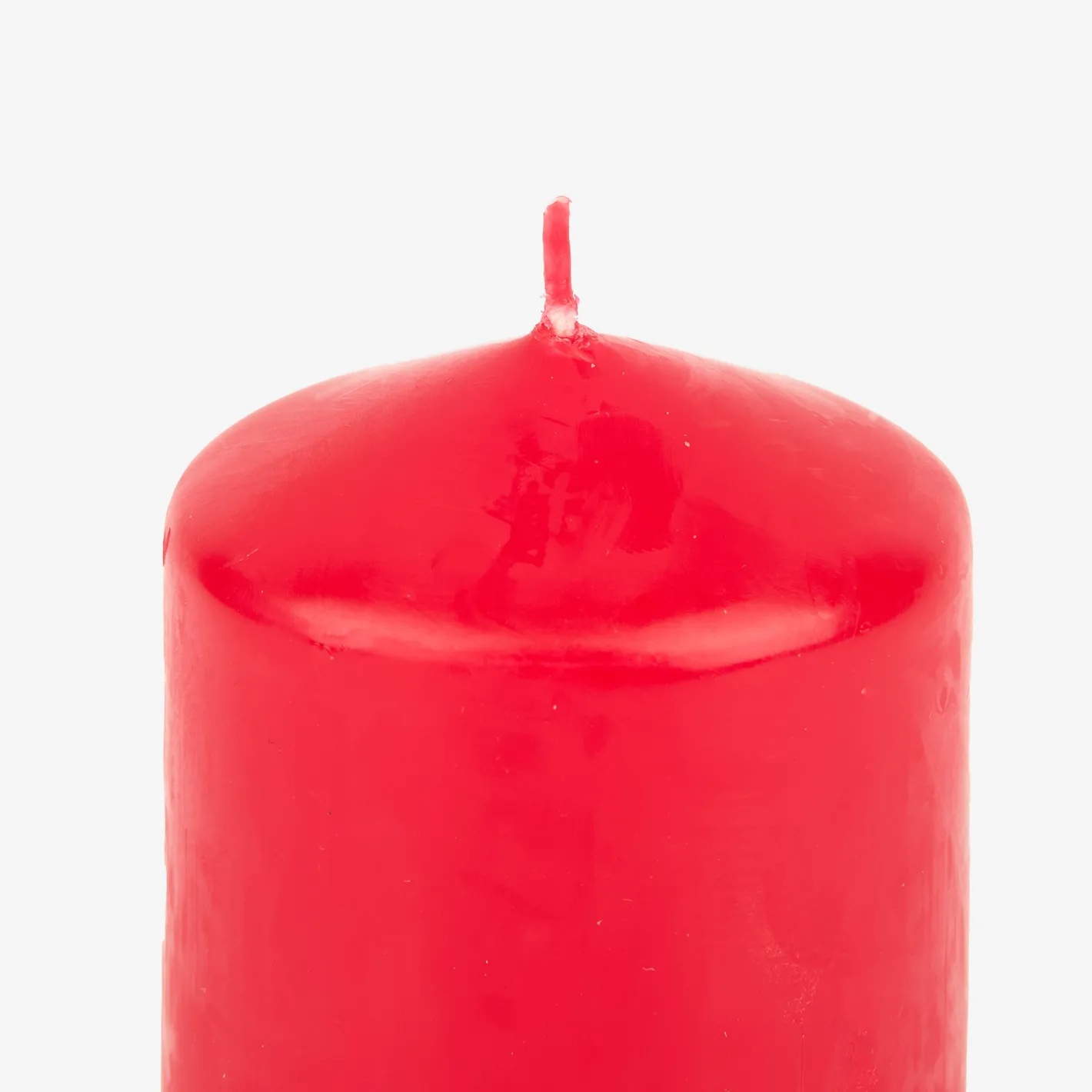 Set de 7 velas decorativas pilar rojas^Casa Viva