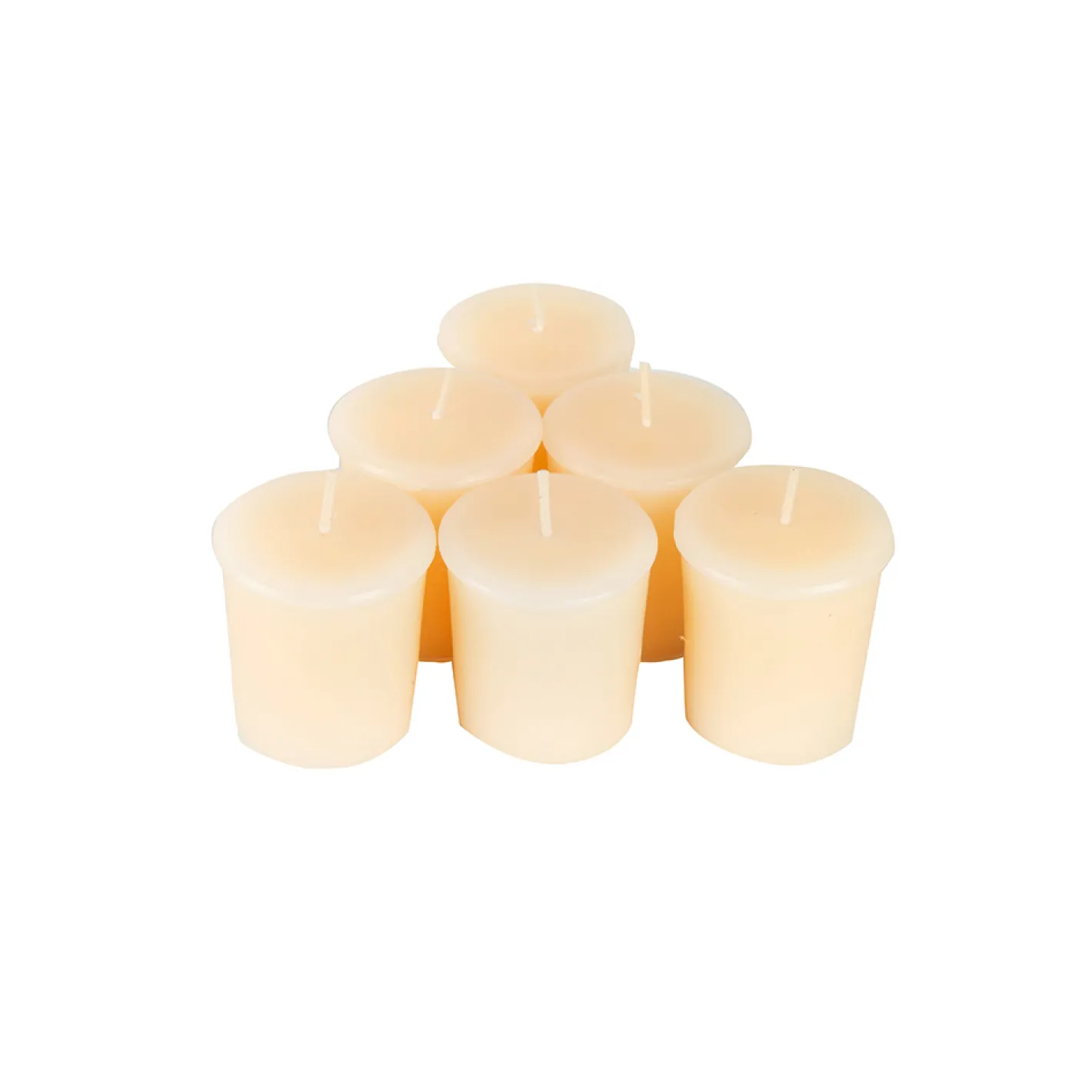 Set de 6 velas Votive crema^Casa Viva Clearance