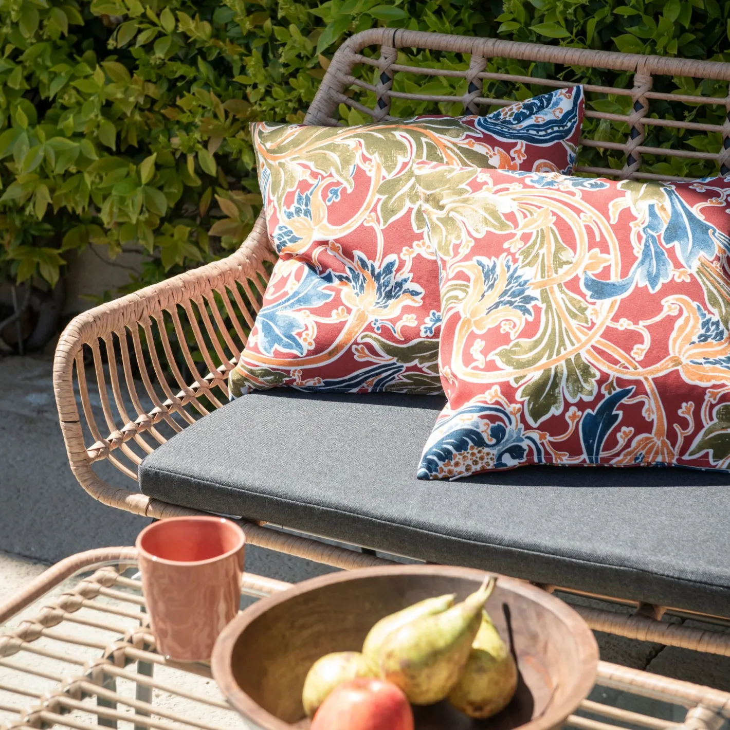 Set de jardín de 4 piezas de ratán sintético Hawai^Casa Viva Discount