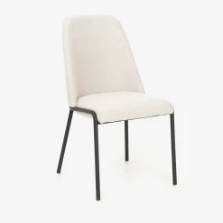 Silla de comedor beige Mina 49x60cm^Casa Viva
