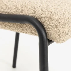 Silla de comedor borreguito beige Mina 49x60x91cm^Casa Viva Hot