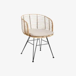 Silla de comedor con cojín 52x66x77cm^Casa Viva Clearance