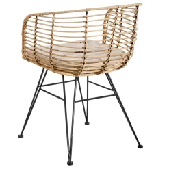 Silla de comedor con cojín 52x66x77cm^Casa Viva Clearance