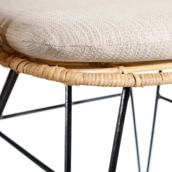 Silla de comedor con cojín 52x66x77cm^Casa Viva Clearance