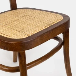 Silla de comedor de madera de olmo Cibran 45x41x83cm Clau&Chloe^Casa Viva