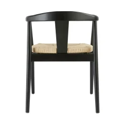 Silla de comedor de madera de haya negra Lilia 56x56x73cm^Casa Viva Clearance