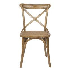 Silla de comedor de madera de olmo Antique 46x42x87cm^Casa Viva Hot