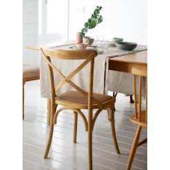 Silla de comedor de madera de olmo Antique 46x42x87cm^Casa Viva Hot