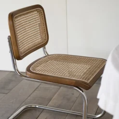 Silla de comedor de ratán Leonor 47,5x63,5x82cm Clau&Chloe^Casa Viva Best