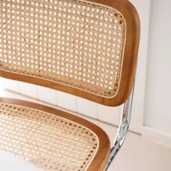 Silla de comedor de ratán Leonor 47,5x63,5x82cm Clau&Chloe^Casa Viva Best