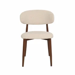 Silla de comedor efecto madera beige Martina 54x52x76cm Clau&Chloe^Casa Viva