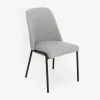 Silla de comedor gris claro Mina 49x60cm^Casa Viva New