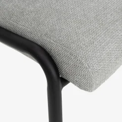 Silla de comedor gris claro Mina 49x60cm^Casa Viva New