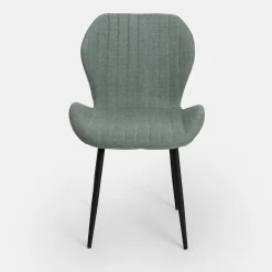 Silla de comedor verde Lydia 54x50x86cm Clau&Chloe^Casa Viva Discount