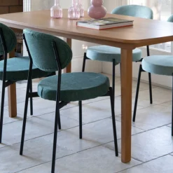 Silla de comedor verde oscuro Candela 49x53 Clau&Chloe^Casa Viva Discount