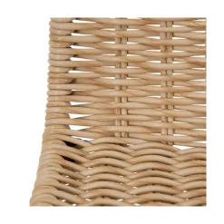 Silla de interior y exterior de ratán sintético 45x41x83cm^Casa Viva Outlet