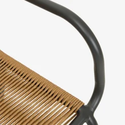 Silla de jardín de ratán sintético y aluminio Anse 55x60x79cm^Casa Viva Clearance