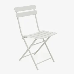 Silla de jardín plegable de metal gris Bistro 40x38x90cm^Casa Viva Discount